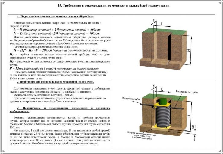 Схема монтажа Барс Эко 3