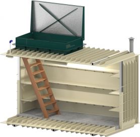 Внешний вид и устройство Гринлос Погреб Погреб ЛК 3500*2000*2000